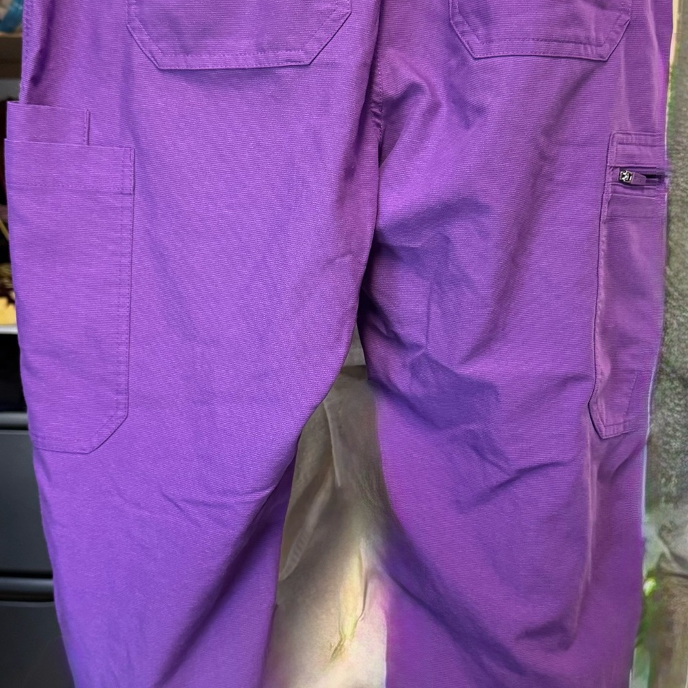Figs Technical Collection Violet Scrub Pants - image 3